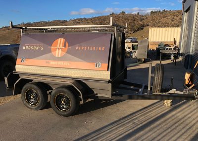 Trailer Vehicle Sign - Hudsons Plastering