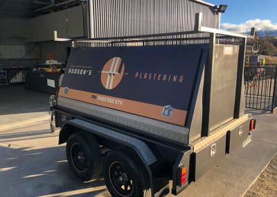 Trailer Vehicle Sign - Hudsons Plastering