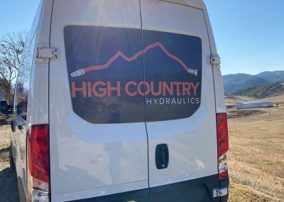 Vehicle Sign - High Country Hydraulics