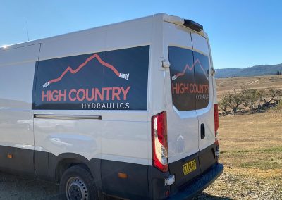 Vehicle Sign - High Country Hydraulics