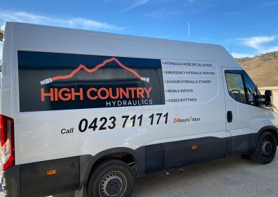 Vehicle Sign - High Country Hydraulics