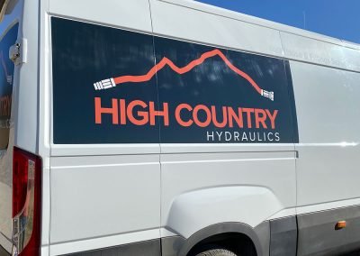 Vehicle Sign - High Country Hydraulics